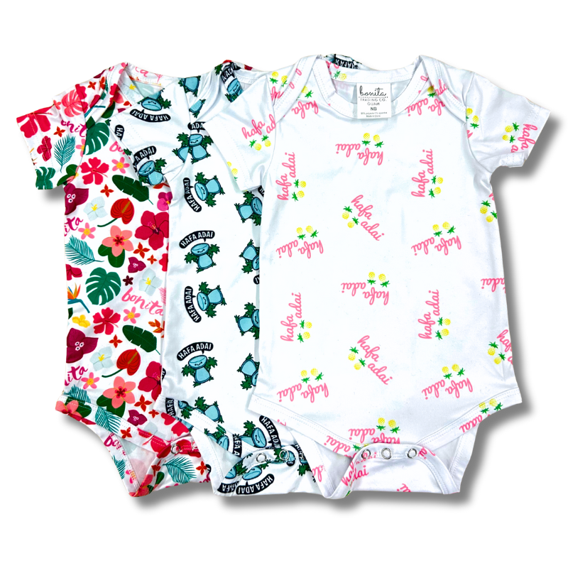 Bonita Flores Pattern Onesie