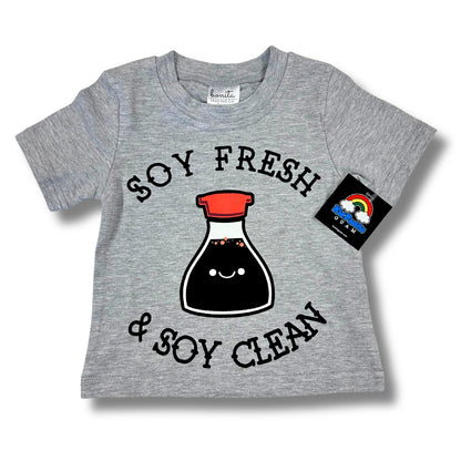 Soy Fresh Soy Clean Tee Gray