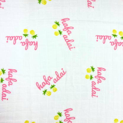 Muslin Swaddle Hafa Adai Pineapple