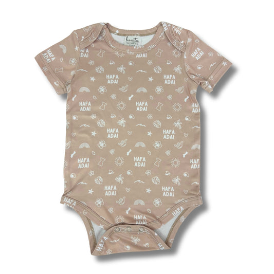 Island in the Sun Pattern Onesie