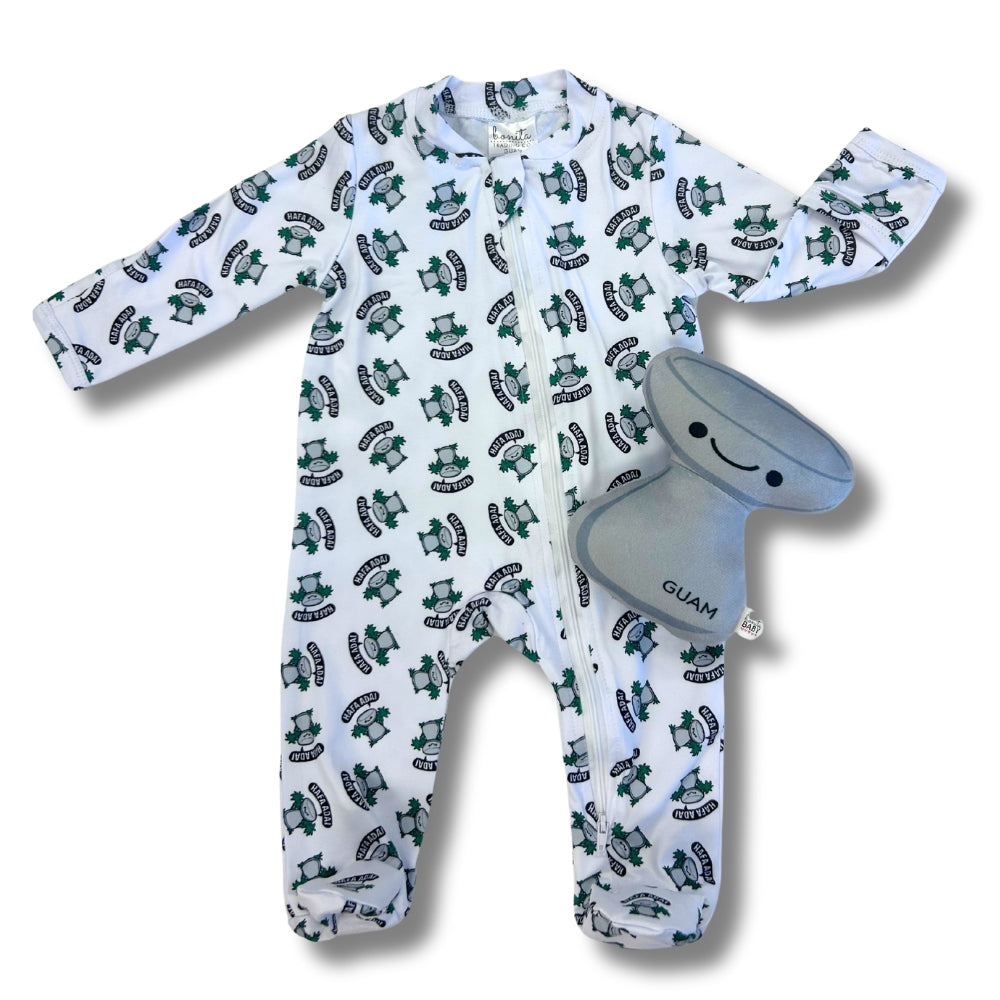 Hafa Adai Latte Baby Onesie Pajama