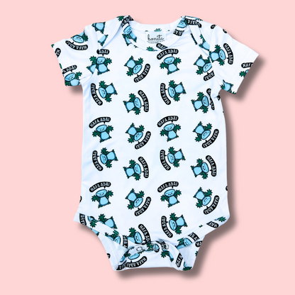 Hafa Adai Latte Pattern Onesie