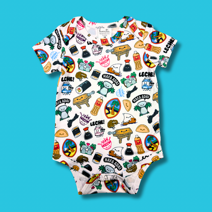 Characters Pattern Onesie