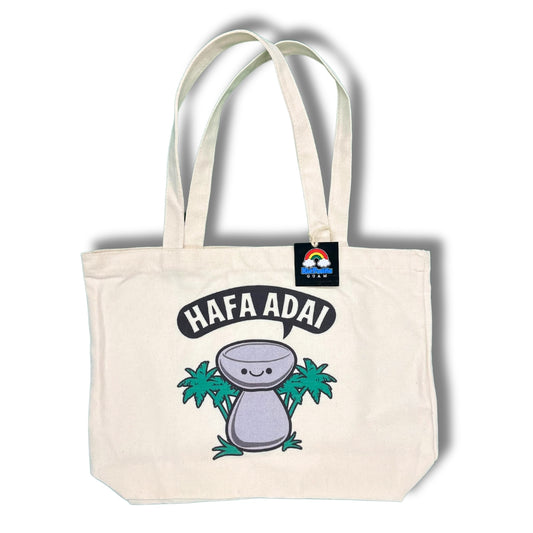 Canvas Tote Hafa Adai Latte