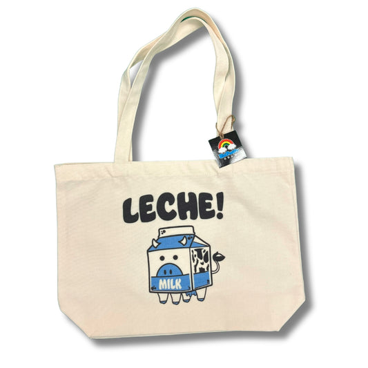 Canvas Tote Leche!