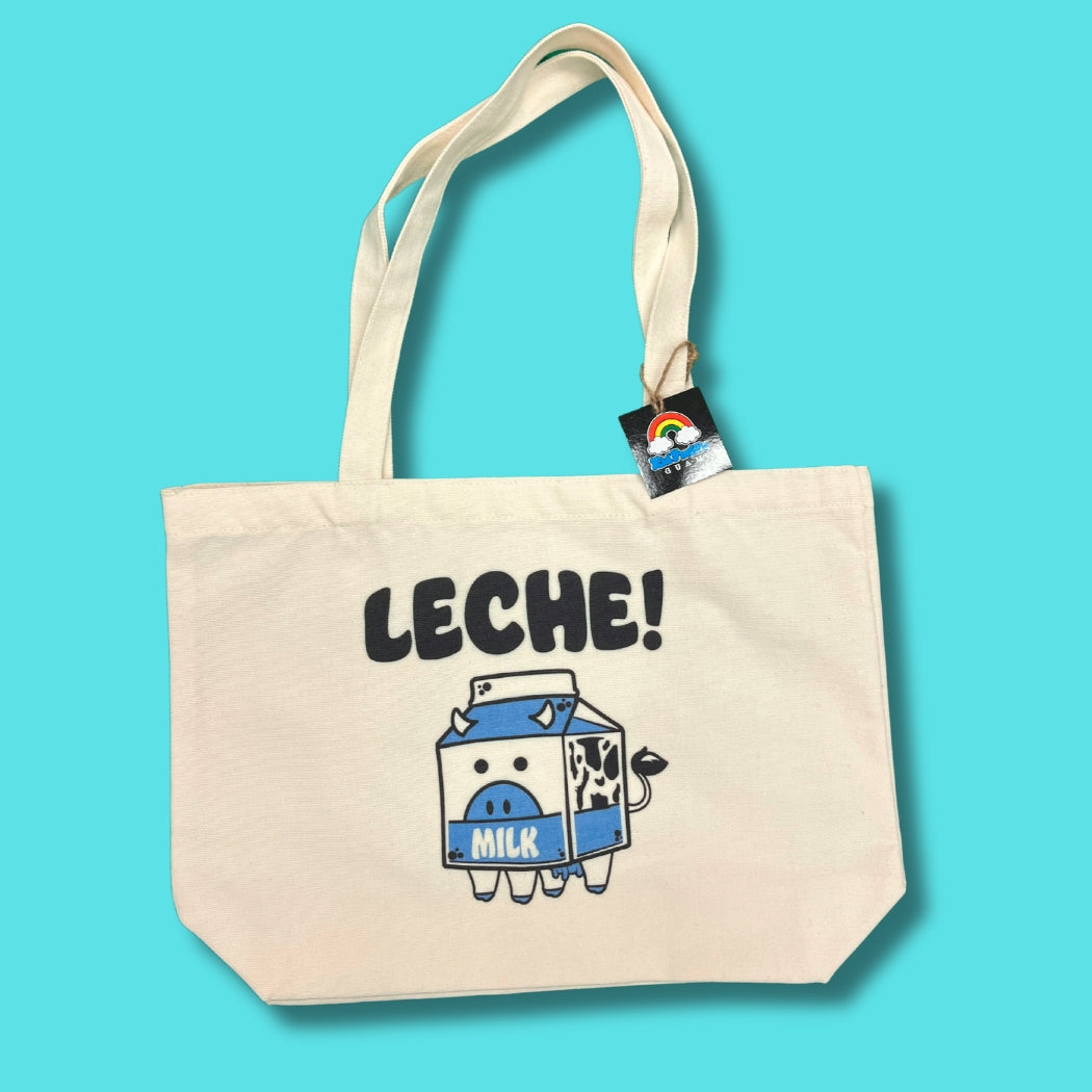 Canvas Tote Leche!