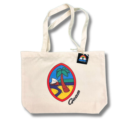 Canvas Tote Kawaii Guam Seal